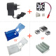 Transparent Acrylique Raspberry Pi 2 Modèle B Cas + ventilateur de refroidissement + 5 V 2A Plug Power US/UK/L'UE Boîtier + Dissipateur de Chaleur pour raspberry pi B +